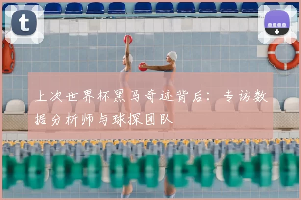 上次世界杯黑马奇迹背后：专访数据分析师与球探团队